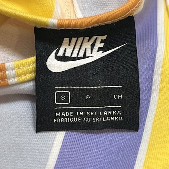 NWOT NIKE Colorful Stripes Tank Bodysuit - Size Small - Picture 11 of 12